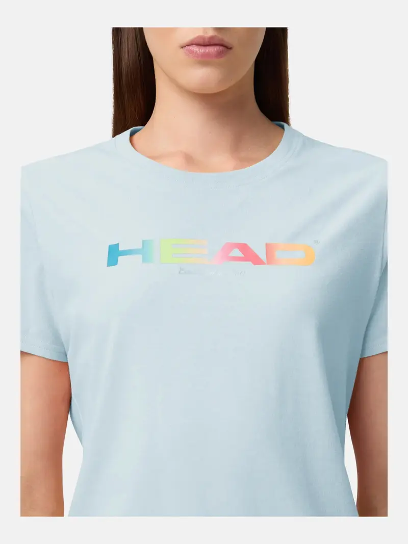 T.shirt Head Rainbow Donna