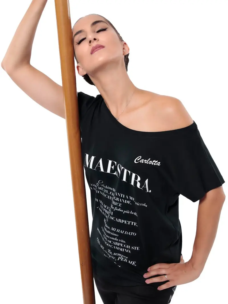 T- SHIRT MAESTRA PERSONALIZZABILE • DANZARTE - SESIARTE'