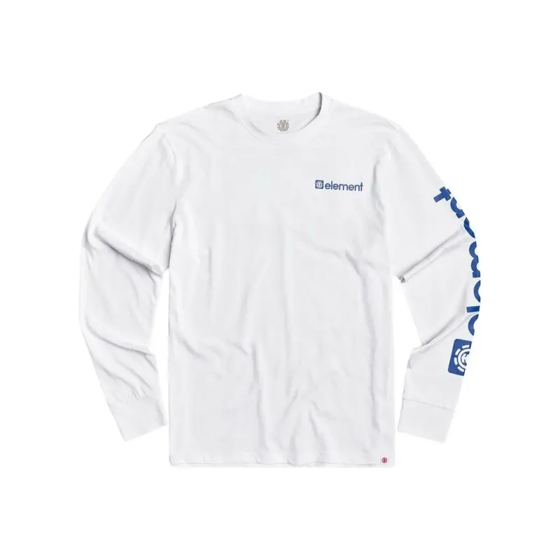 T-shirt manica lunga da uomo Element colore bianco