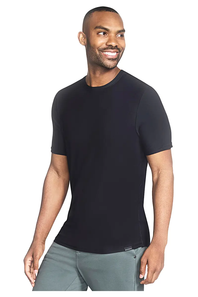 T-shirt Nera Skechers GO DRI All Day Tee