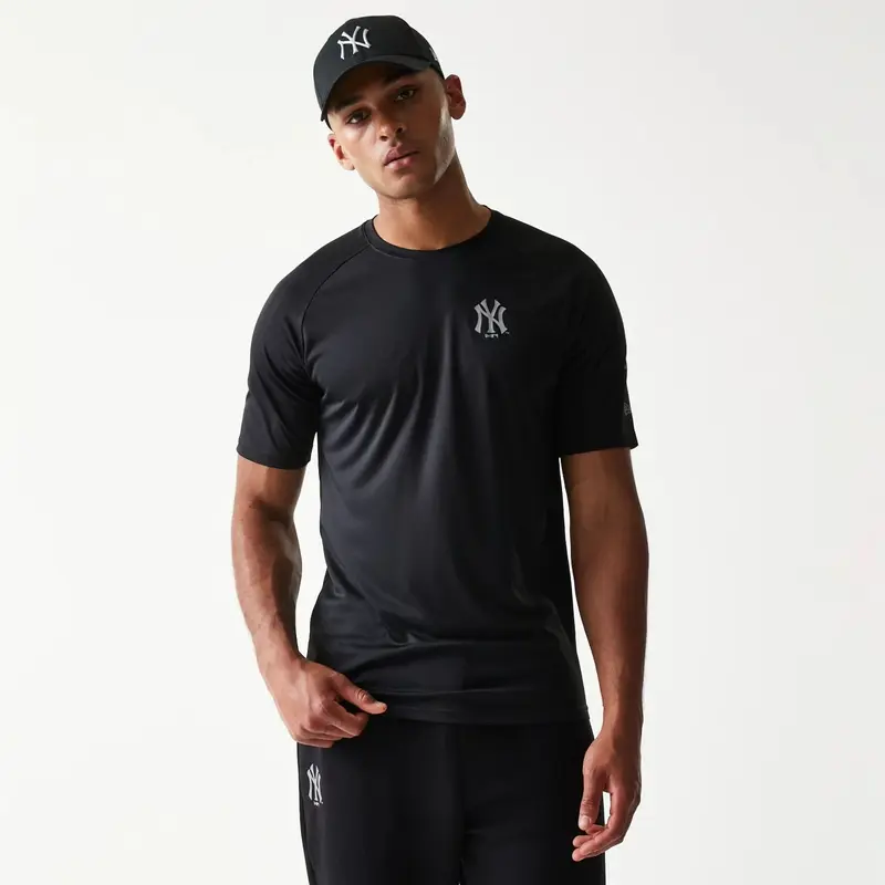 T-SHIRT NEW ERA MLB NEW YORK YANKEES BLACK LOGO