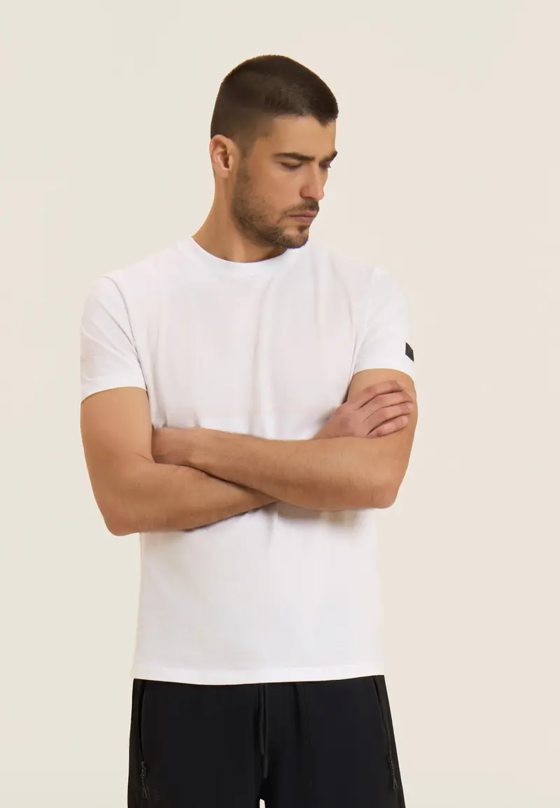 T-shirt Regular con Stampa Urban Tech