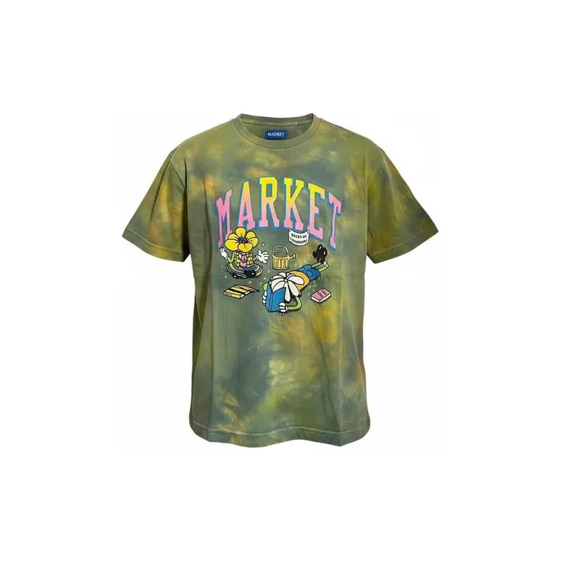 T-SHIRT STREETWEAR MARKET GRAPHIC TIE-DYE MULTICOLOR F5MKJBTH020