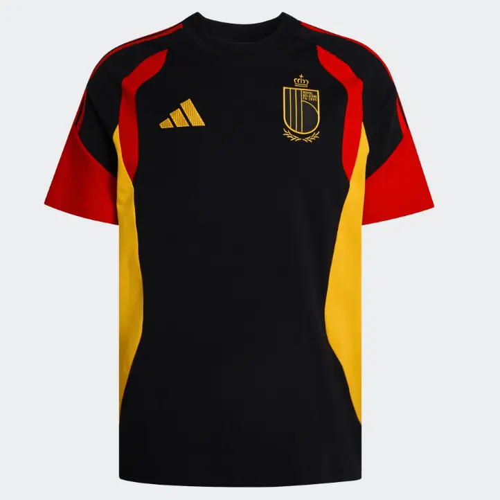 T-SHIRT UOMO ADIDAS BELGIO TIRO 2026 ALLENAMENTO NERA
