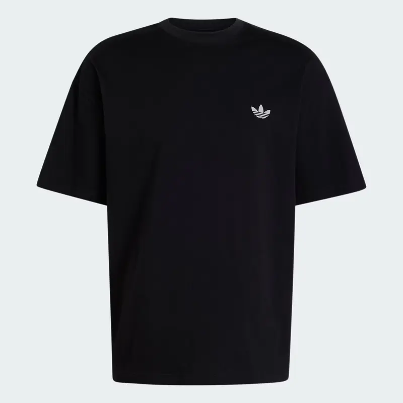 T-SHIRT UOMO ADIDAS ORIGINALS TREFOIL ESSENTIALS SPACER NERA