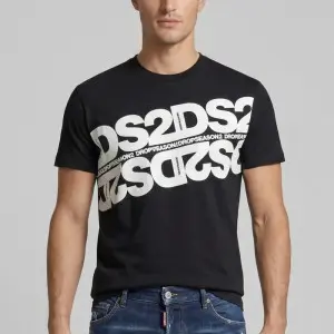 T-SHIRT UOMO DROP SEASON 2 ESSENTIAL MAXI LOGO A CONTRASTO