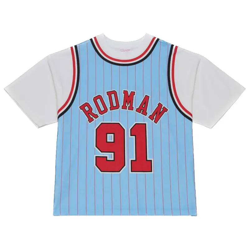 T-SHIRT UOMO MITCHELL & NESS CHICAGO BULLS "BEST IN CLASS" DENNIS RODMAN