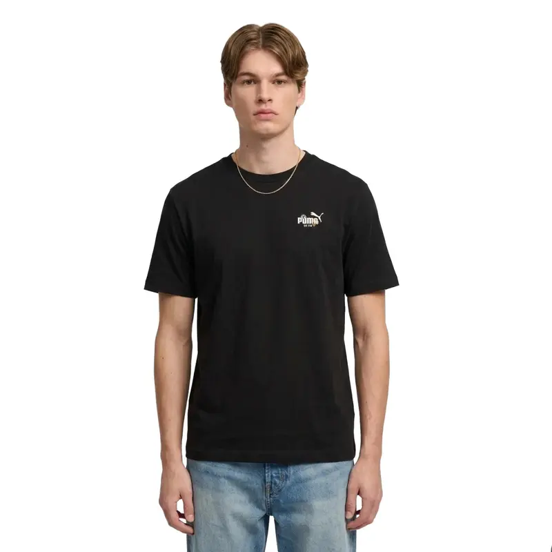 T-SHIRT UOMO PUMA SMALL LOGO GOLD