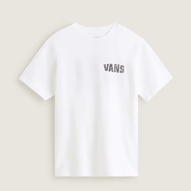 T-SHIRT VANS RACING FLAMES BAMBINO E RAGAZZO BIANCA VN000VXBWHT1