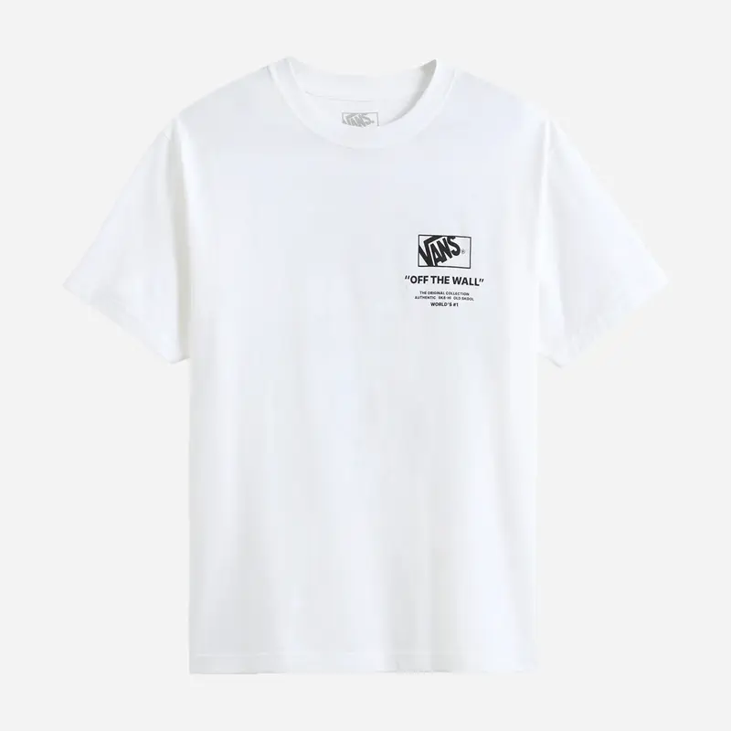 T-SHIRT VANS STACKED HI SS TEE BIANCA UOMO VN000PEWWHT1