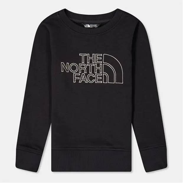 THE NORTH FACE DREW PEAK FELPA LEGGERA CON LOGO RICAMATO DAVANTI E LOGO STAMPATO SUL RETRO JR NF0A8AXXJK3