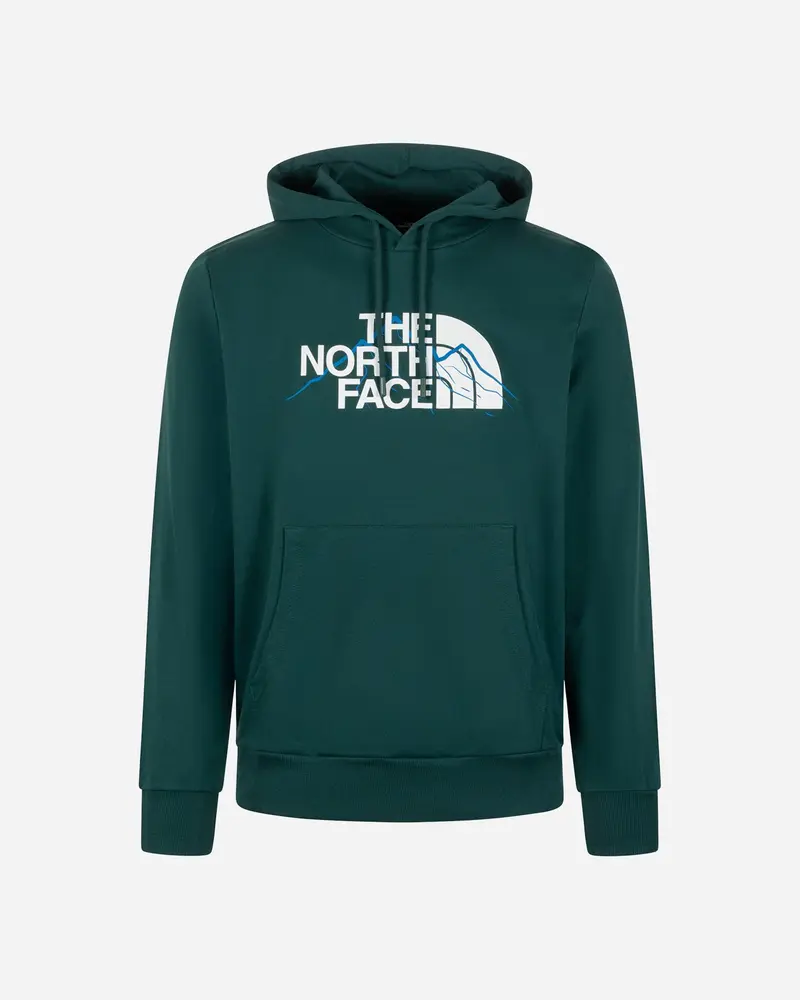 THE NORTH FACE MOUNTAIN LINE FELPA CON CAPPUCCIO E LOGO GRANDE UOMO NF0A8FM36GI