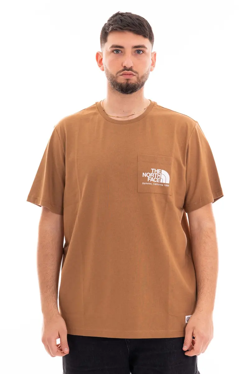 THE NORTH FACE T-SHIRT BERKELEY CALIFORNIA POCKET SHORT SLEEVES UOMO NF0A87U2173