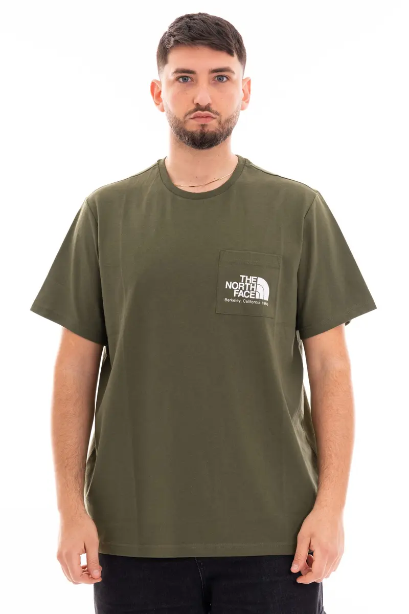 THE NORTH FACE T-SHIRT BERKELEY CALIFORNIA POCKET SHORT SLEEVES UOMO NF0A87U2PIB