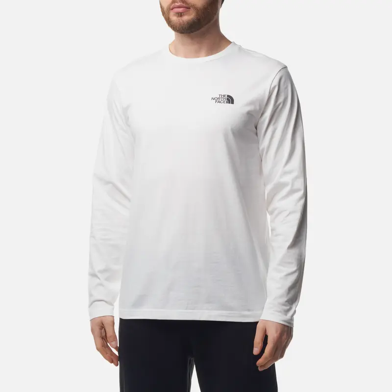 THE NORTH FACE T-SHIRT MANICA LUNGA CON LOGO UOMO NF0A87QNFN4
