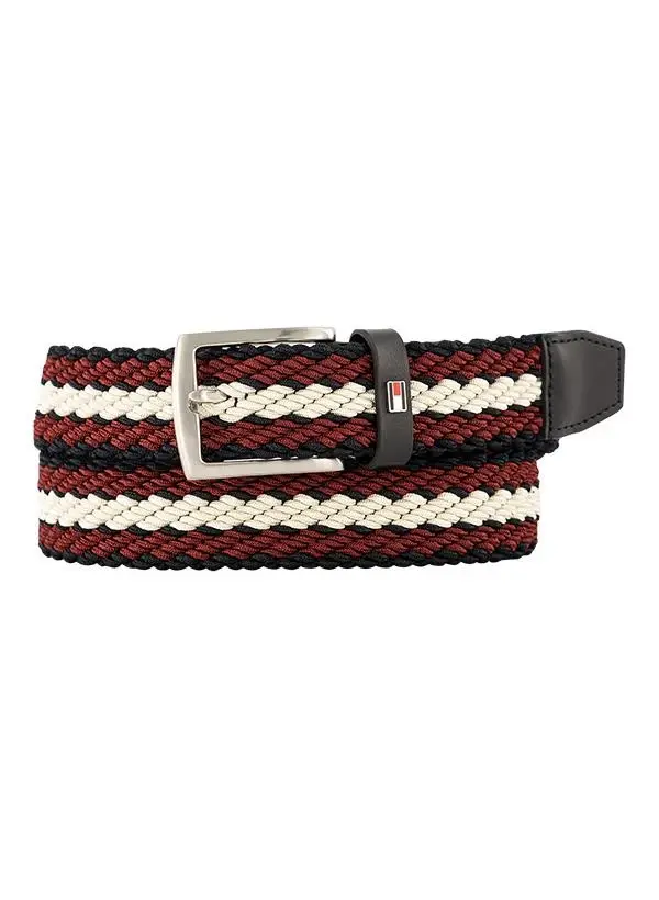 TOMMY HILFIGER CINTURA DENTON ELASTIC 3.5 UOMO AM12243 XJS