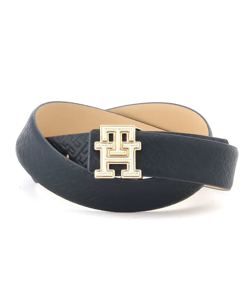 TOMMY HILFIGER CINTURA LOGO BOMBE REVERSIBILE 3.0 DONNA AW16019 0GY