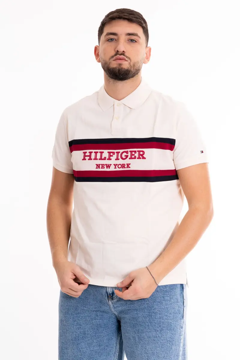 TOMMY HILFIGER M POLO MONOTYPE COLORBLOCK REGULAR MW33590 AEF