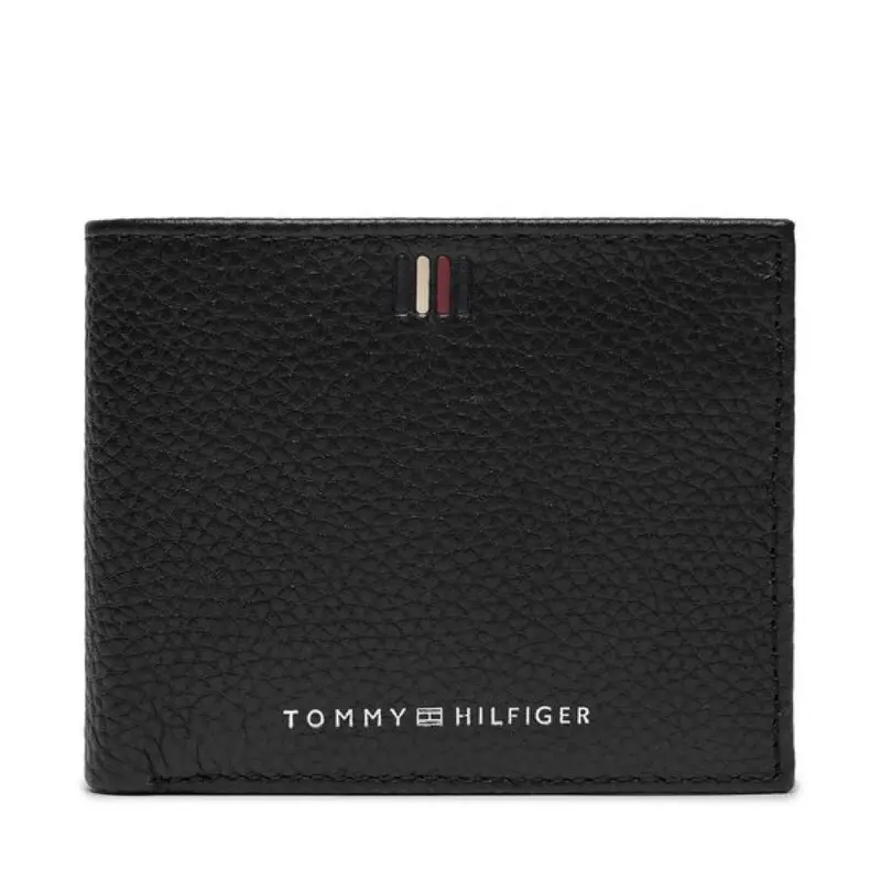 TOMMY HILFIGER PORTAFOGLI CENTRAL MINI CREDIT CARD WALLET AM11854 BDS