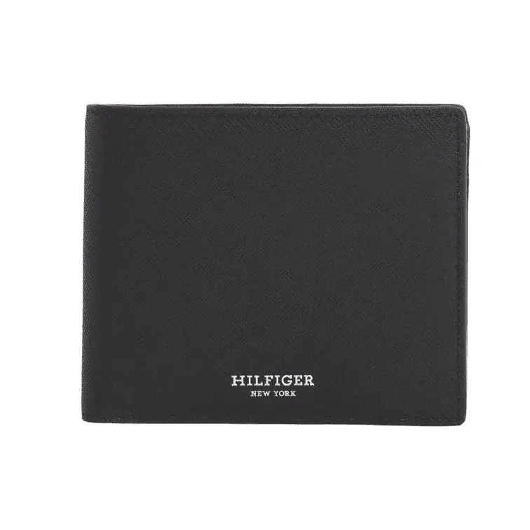 TOMMY HILFIGER PORTAFOGLI SAFFIANO CREDIT CARD & COIN AM12195 BDS