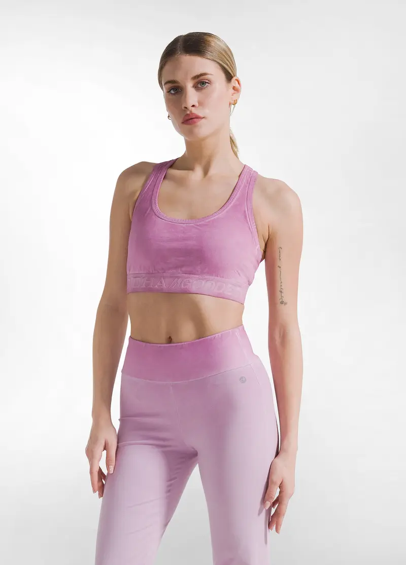 TOP SPORTIVO EFFETTO FADE ROSA