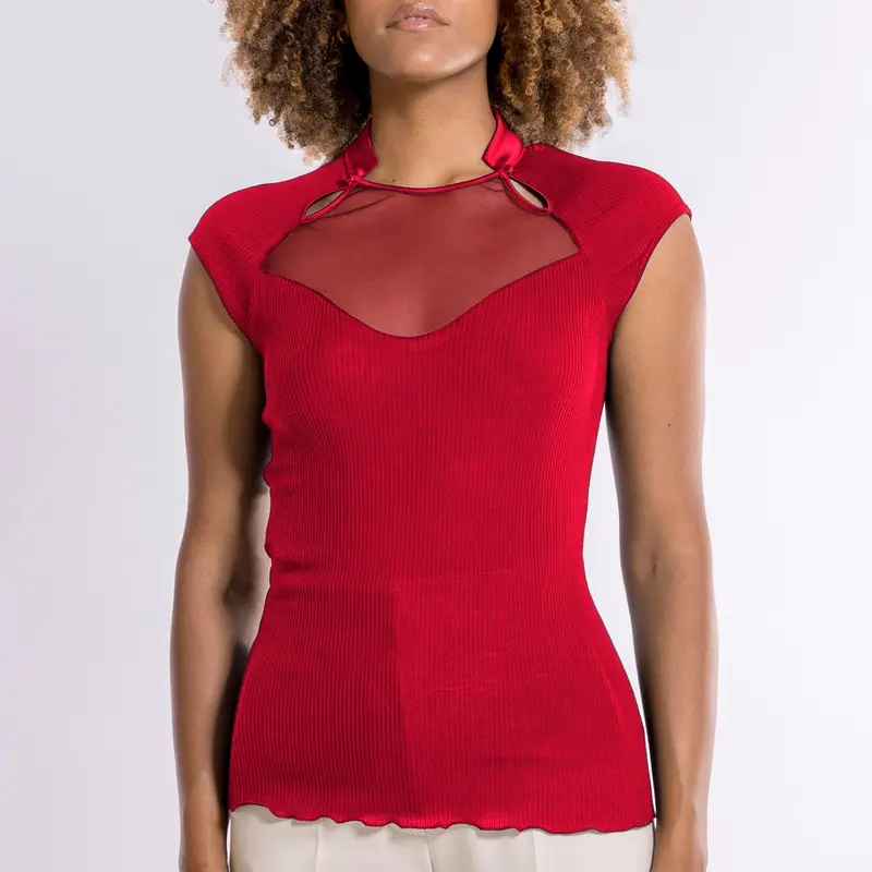 Top Woman70% Wool , 30% Silk 6904