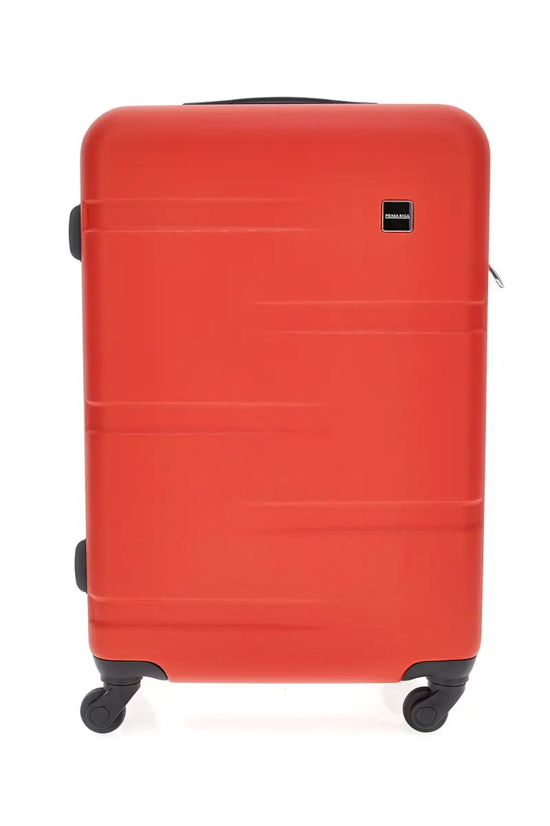 Trolley rosso rigido 4 ruote Prima Riga PR143/G