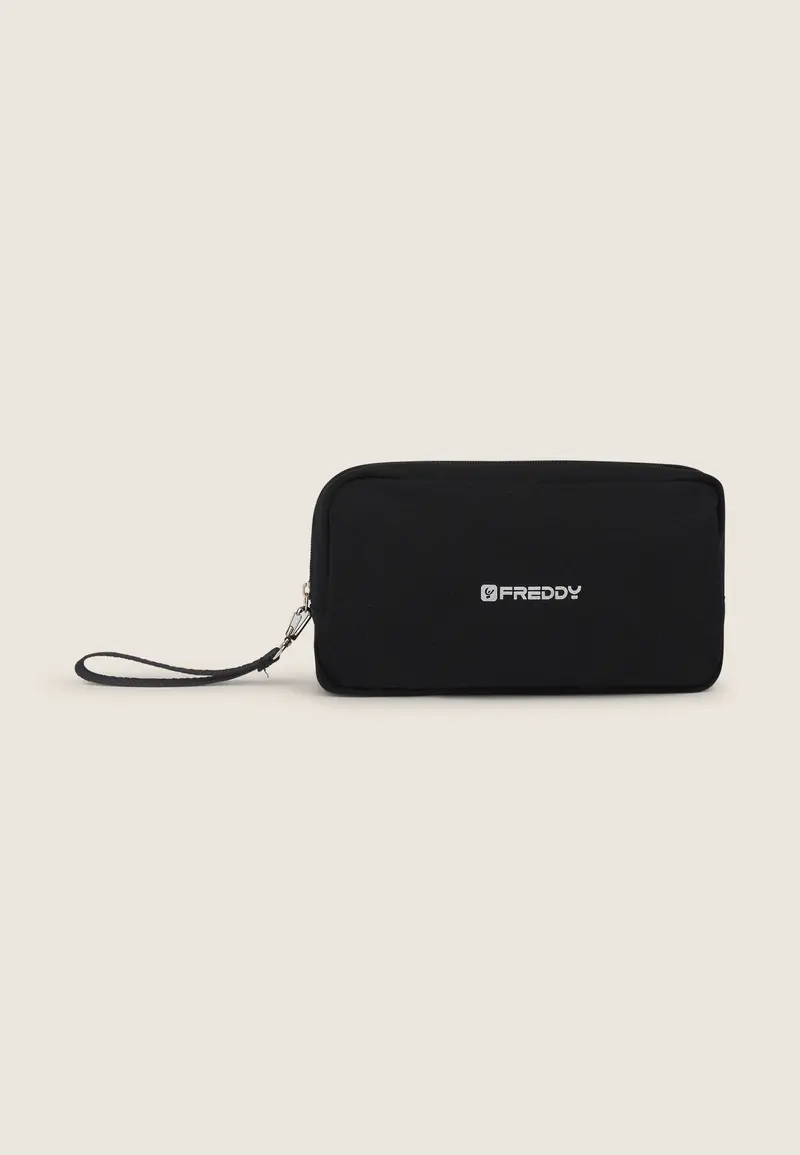 Trousse in canvas monocolore