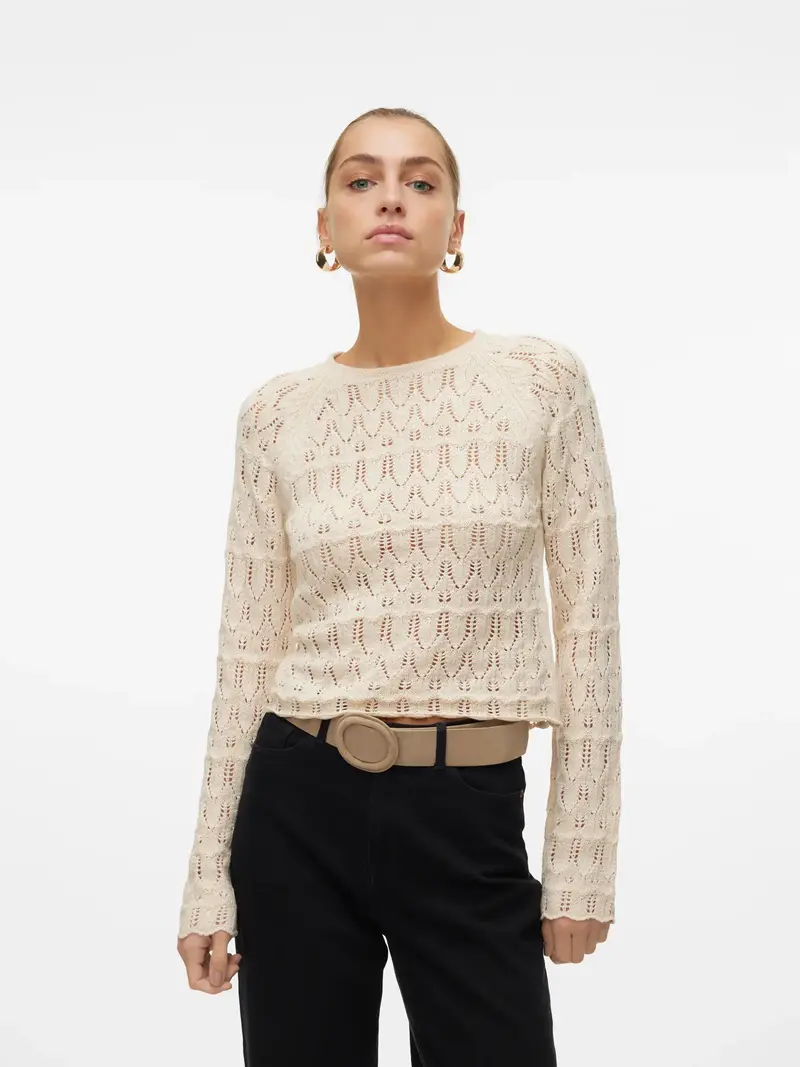 VERO MODA NEWFABIENNE PULLOVER GIROCOLLO DONNA 10306632 BRC