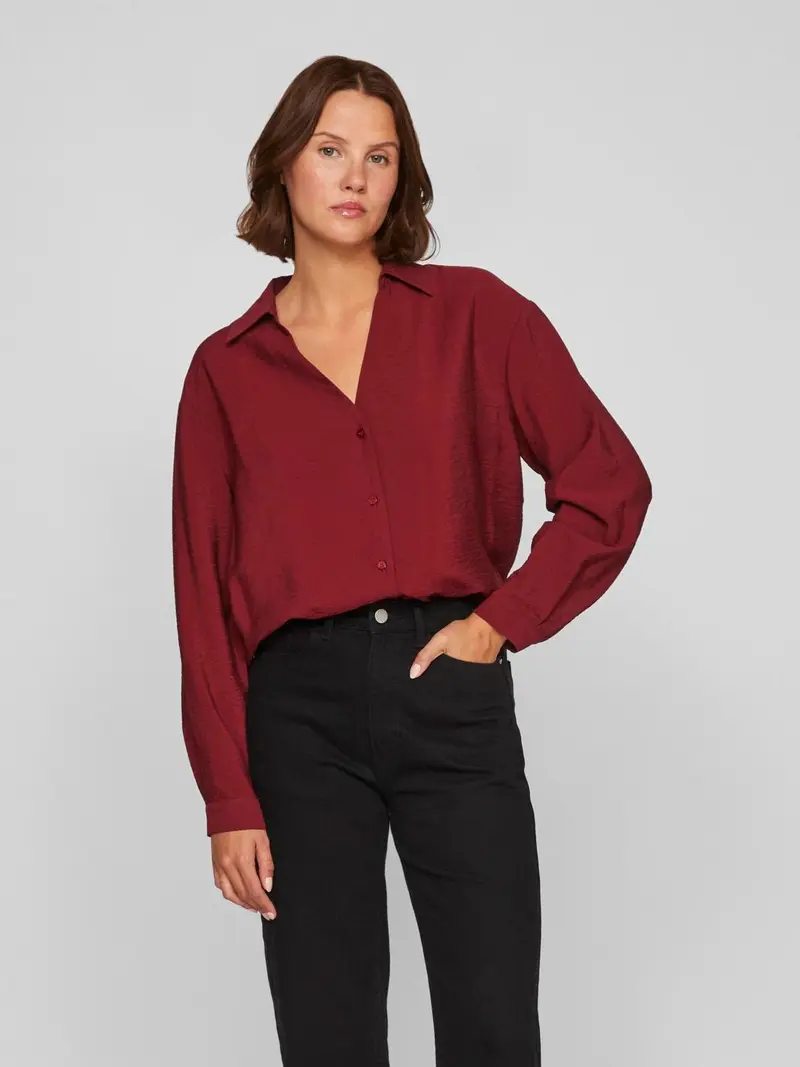 VILA CAMICIA MIRA MANICA LUNGA DONNA 14095705 CBT