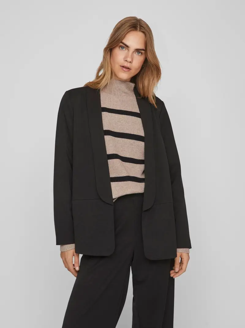 VILA GIACCA VARONE DONNA 14090069 BLK