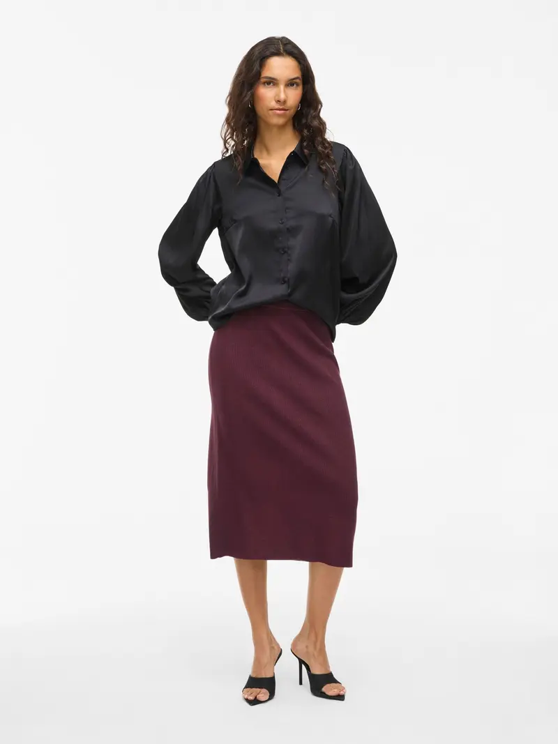 VILA GONNA IN MAGLIA COMFY DONNA 14084329 FIG