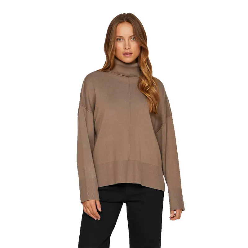 VILA MAGLIONE OSTRIA COLLO ALTO MANICA LUNGA (DUSTY OLIVE) 14096999 FSL