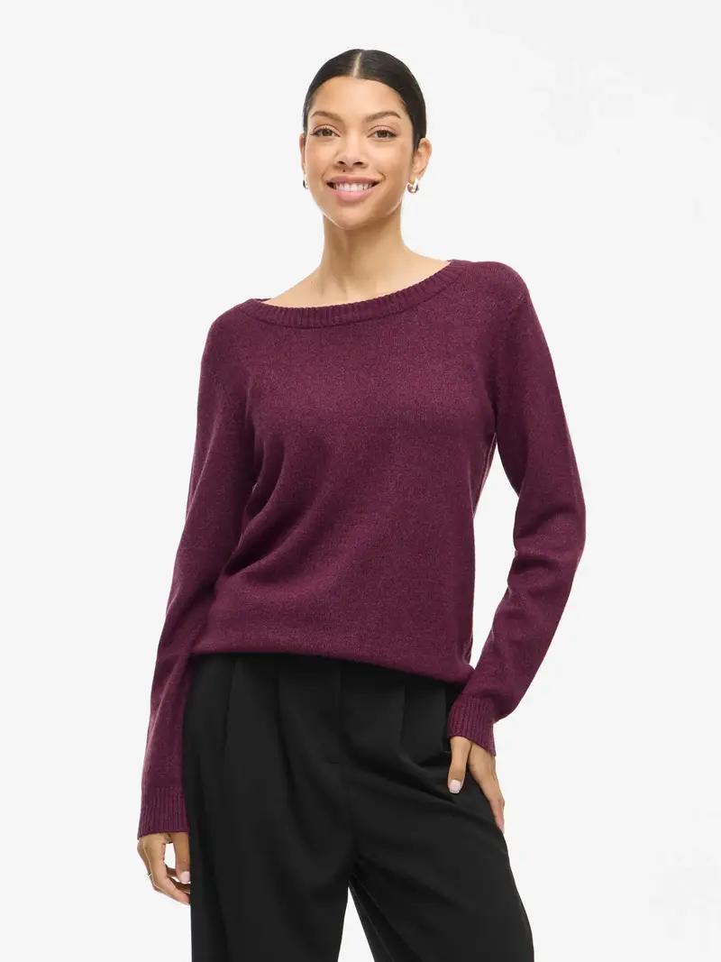 VILA MAGLIONE RIL GIROCOLLO MANICA LUNGA DONNA 14054177 FIG