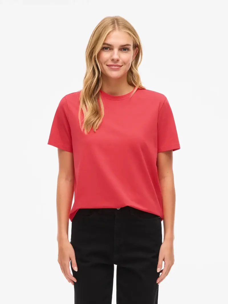 VILA NORA T-SHIRT IN COTONE 14103448 HIB