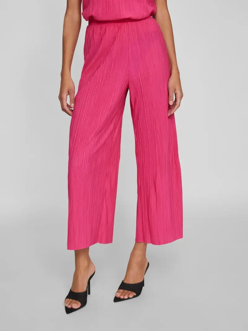 VILA PANTALONE A VITA ALTA PLISA DONNA 14096324 CBT