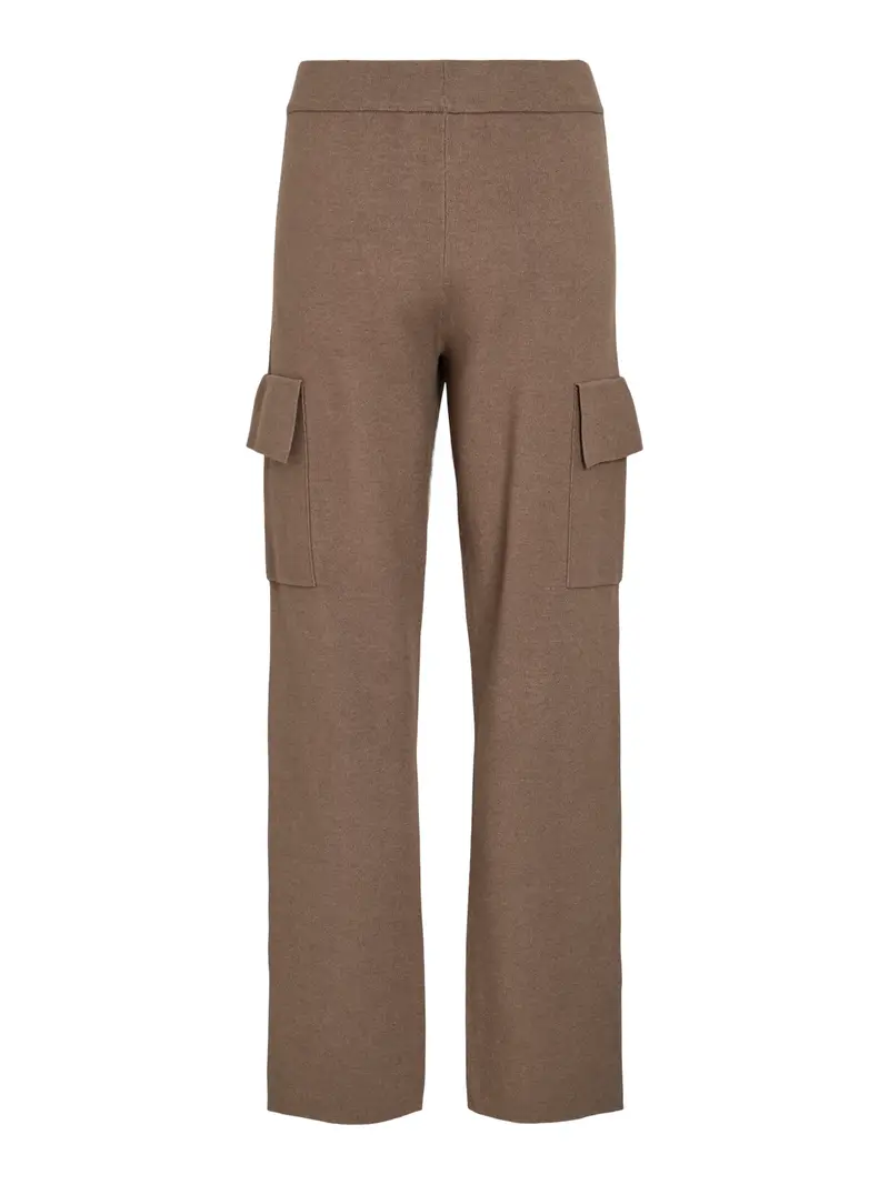VILA PANTALONE TUTA CARGO DONNA (DARK NATURAL MELANGE) 14098878 DNM