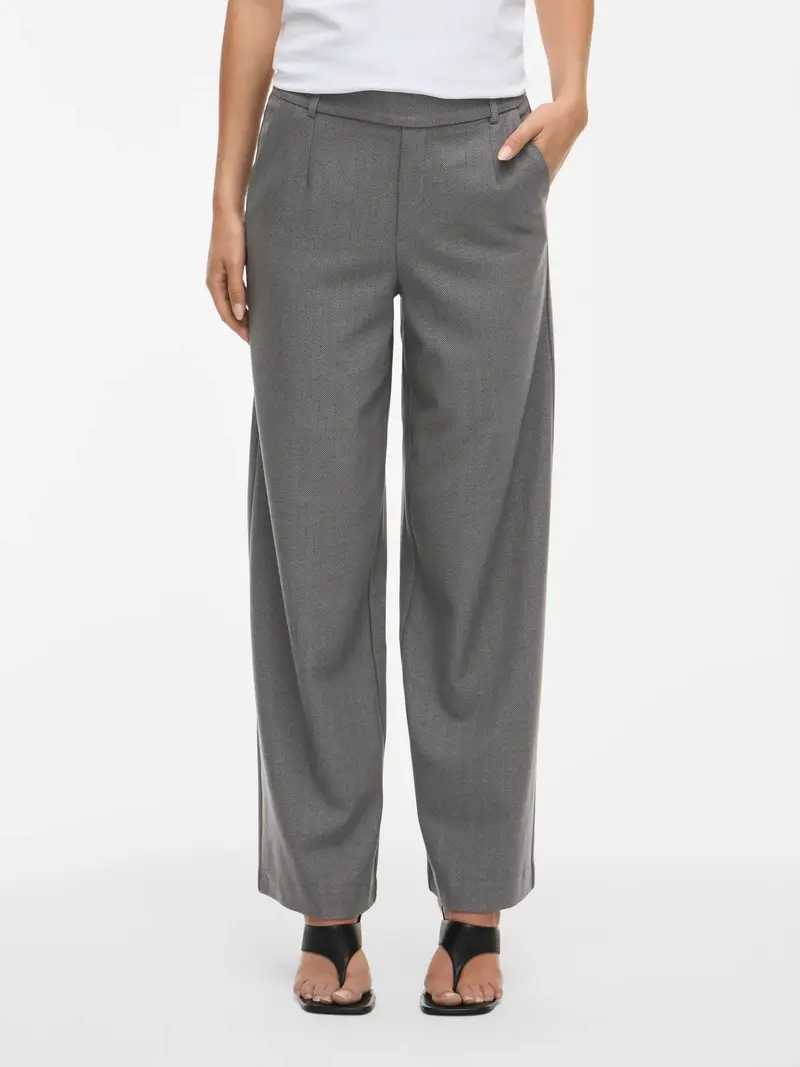 VILA PANTALONE VARONE PATTERN DONNA 14089556 MGM