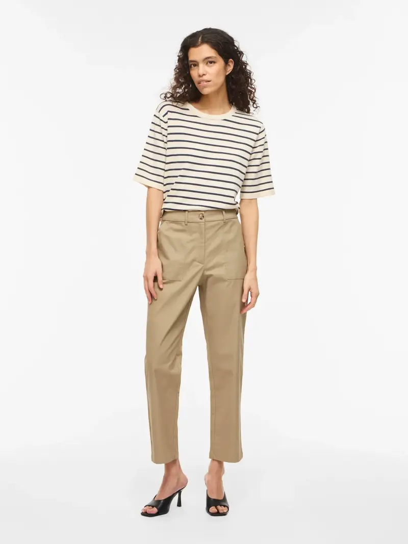VILA PANTALONI REKKA DRITTI 7/8 CON TASCONI 14111579 TRE