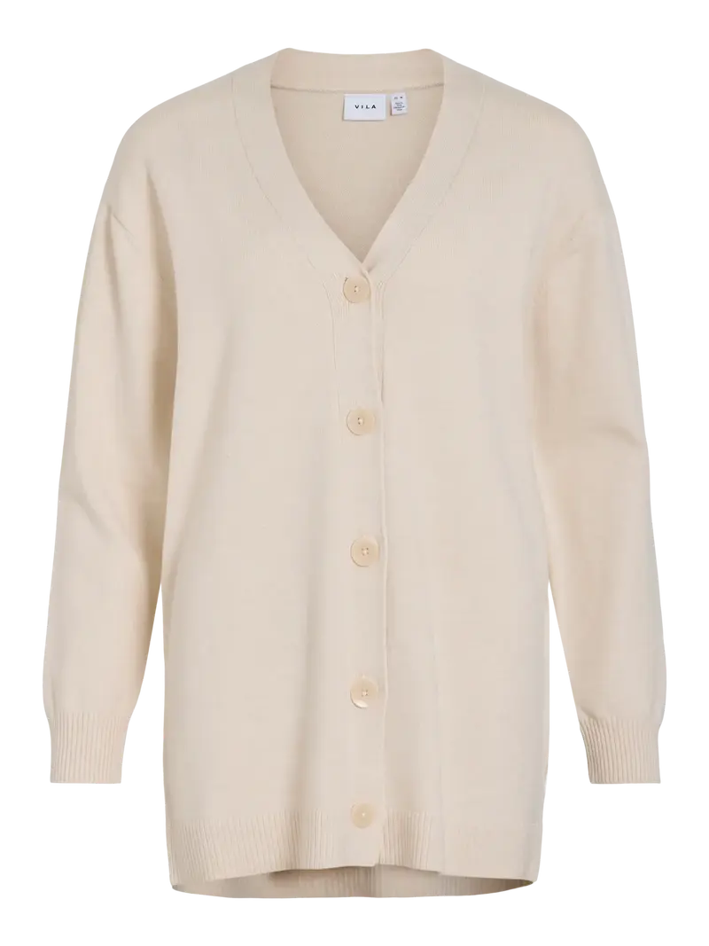VILA POLLY CARDIGAN LUNGO CON BOTTONI DONNA 14109043 SLM