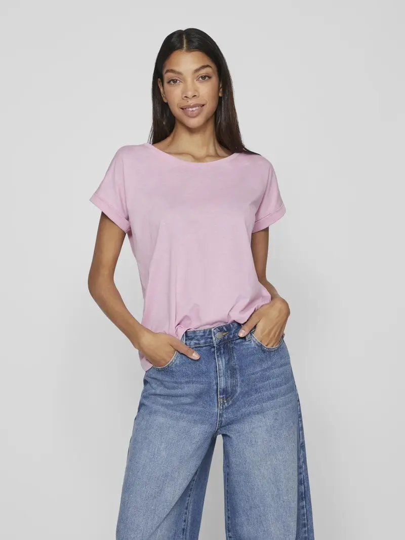 VILA T-SHIRT DREAMERS NEW PURE DONNA 14083083 PSL