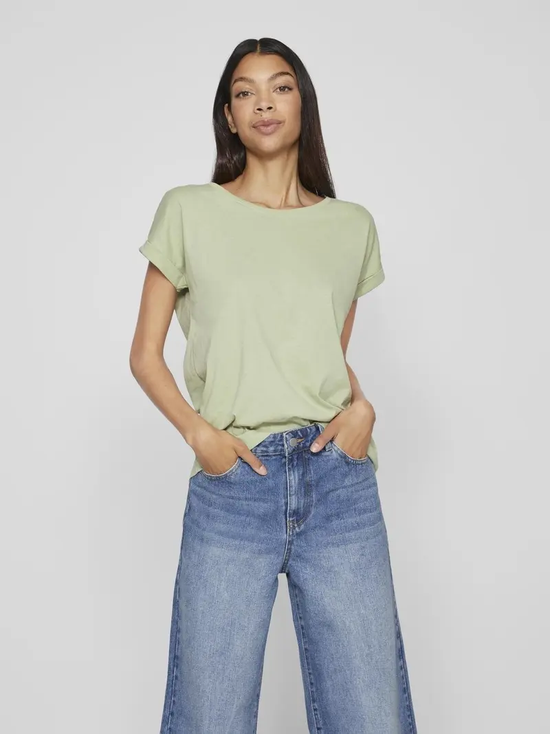 VILA T-SHIRT DREAMERS NEW PURE DONNA 14083083 SWP