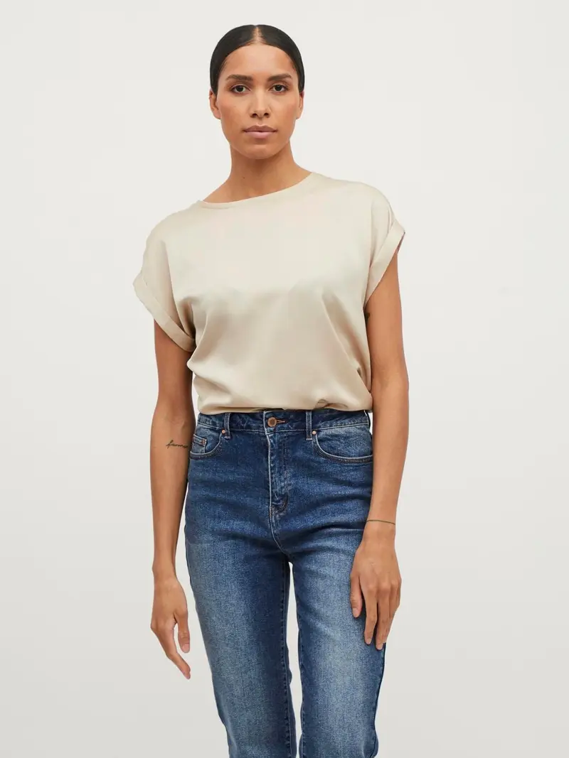 VILA T-SHIRT ELLETE MANICA CORTA DONNA 14059563 CMT