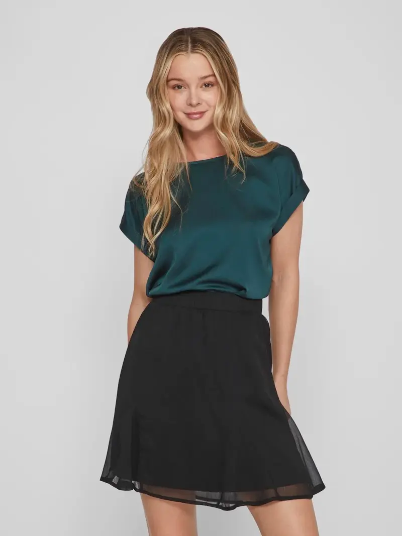 VILA T-SHIRT ELLETE MANICA CORTA DONNA 14059563 PAP