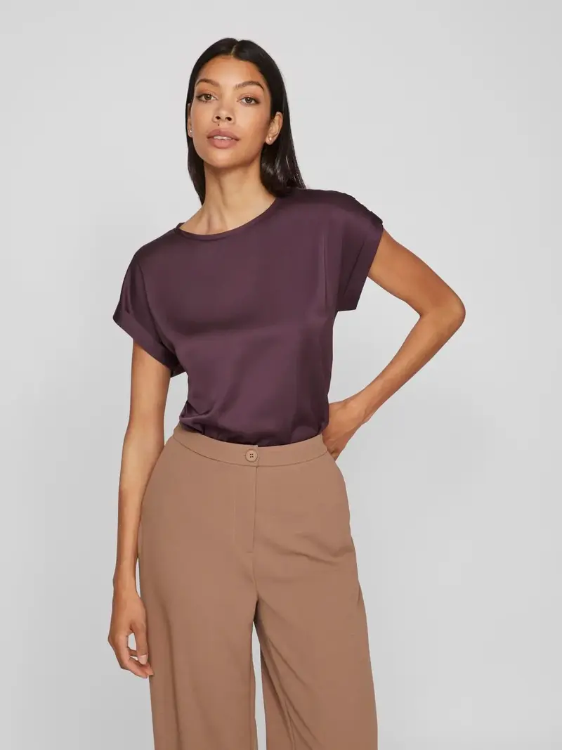 VILA T-SHIRT ELLETE MANICA CORTA DONNA 14059563 PMP