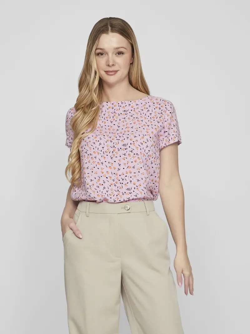 VILA T-SHIRT MANICA CORTA PAYA 14067404 PSL