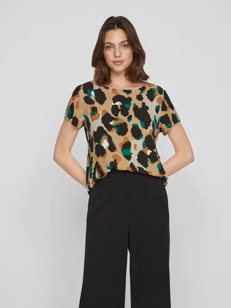 VILA T-SHIRT MANICA CORTA PAYA 14067404 UGN