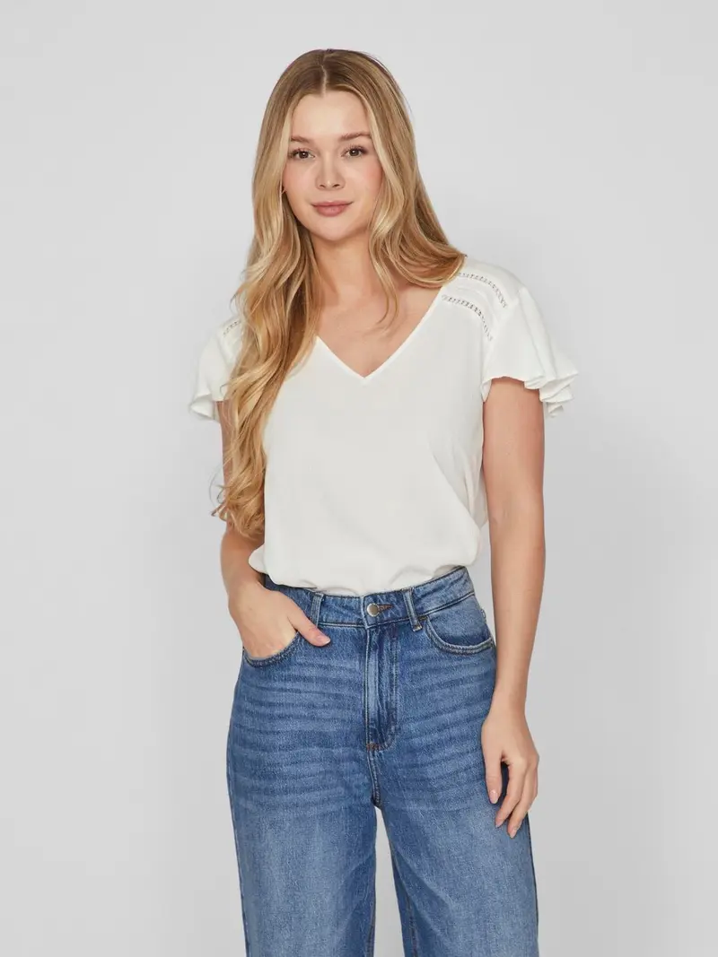 VILA T-SHIRT MESA MEZZA MANICA DONNA 14089243 ERT