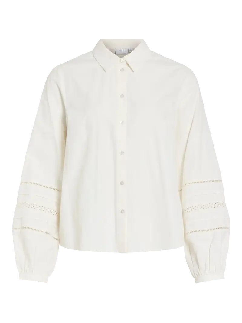 VILA VILA SUNNI CAMICIA MANICA TRAFORATA 14115712 ERT