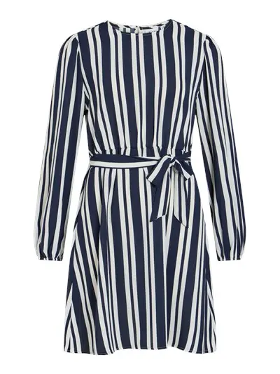 VILA W ABITO IRASHA O-NECK LONG SLEEVES SHORT DRESS 14092616